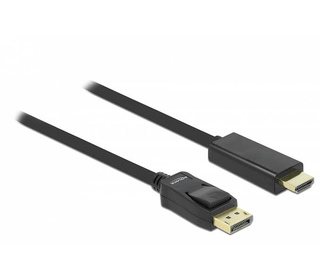 DeLOCK 82435 câble vidéo et adaptateur 3 m HDMI Displayport Noir