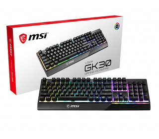 MSI S11-04BE211-CLA clavier USB QWERTY Anglais britannique Noir