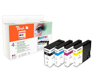 Peach PI100-283 cartouche d'encre Noir, Cyan, Magenta, Jaune