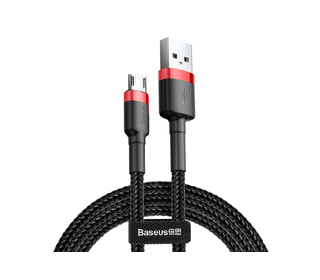 Baseus Cafule câble USB 2 m USB A Micro-USB A Noir, Rouge