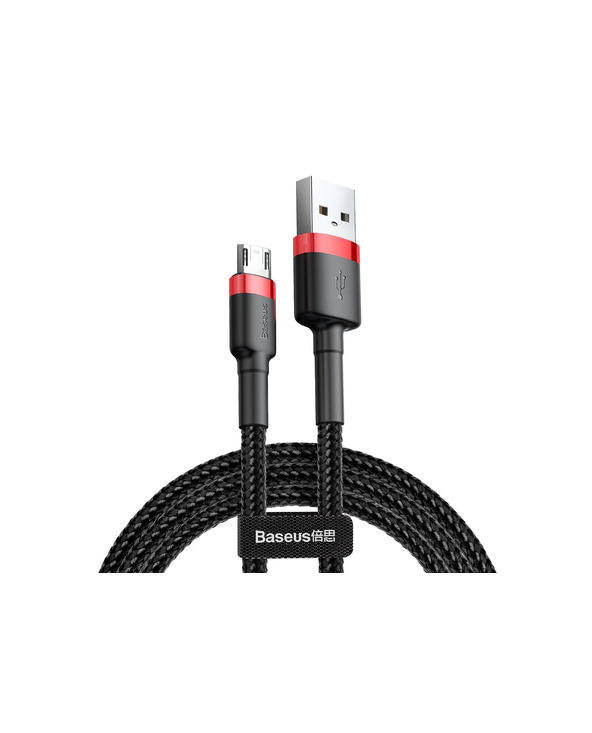 Baseus Cafule câble USB 2 m USB A Micro-USB A Noir, Rouge