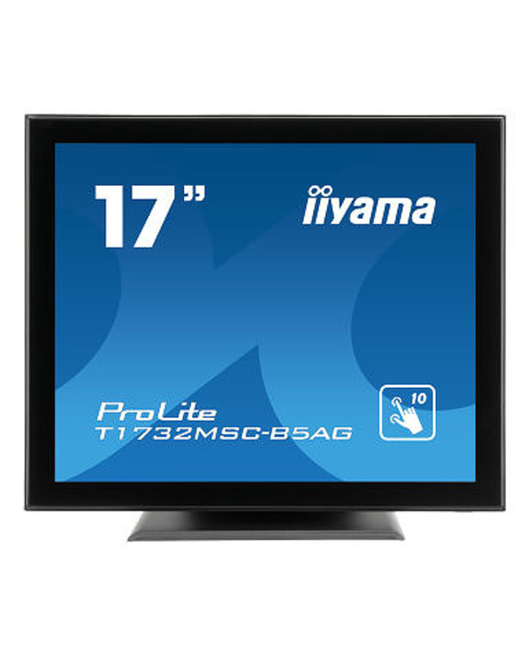 iiyama ProLite T1732MSC-B5AG moniteur à écran tactile 43,2 cm (17") 1280 x 1024 pixels Plusieurs pressions Noir