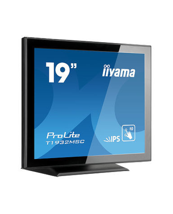 iiyama ProLite T1932MSC-B5X moniteur à écran tactile 48,3 cm (19") 1280 x 1024 pixels Plusieurs pressions Dessus de table Noir