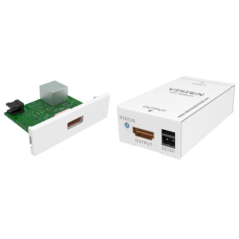 Vision TC2 HDMITP extension audio/video Émetteur et récepteur AV Blanc