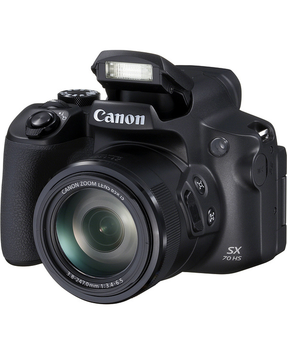 Canon PowerShot SX70 HS 1/2.3" Appareil photo Bridge 20,3 MP CMOS 5184 x 3888 pixels Noir