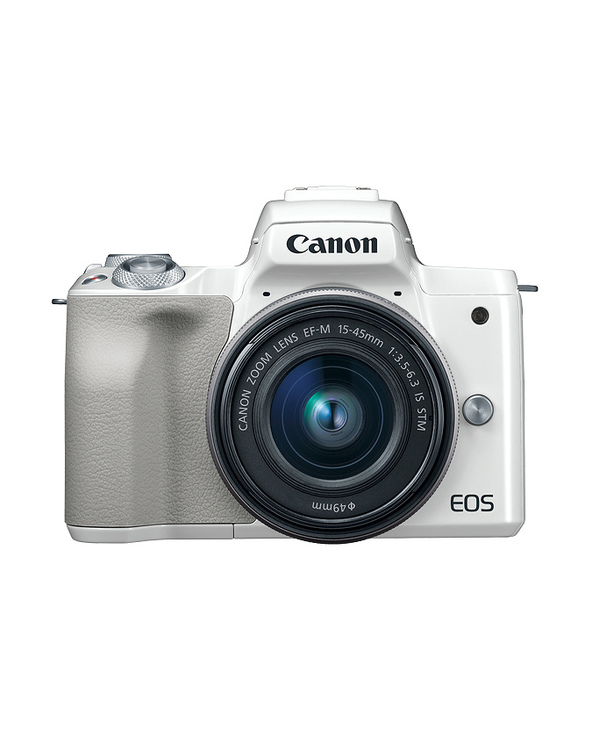 Canon EOS M50 + EF-M 15-45mm STM MILC 24,1 MP CMOS 6000 x 4000 pixels Blanc