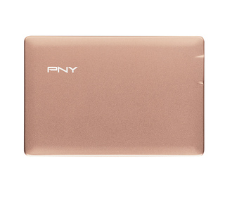 PNY PowerPack ALU 2500 banque d'alimentation électrique Lithium Polymère (LiPo) 2500 mAh Or rose