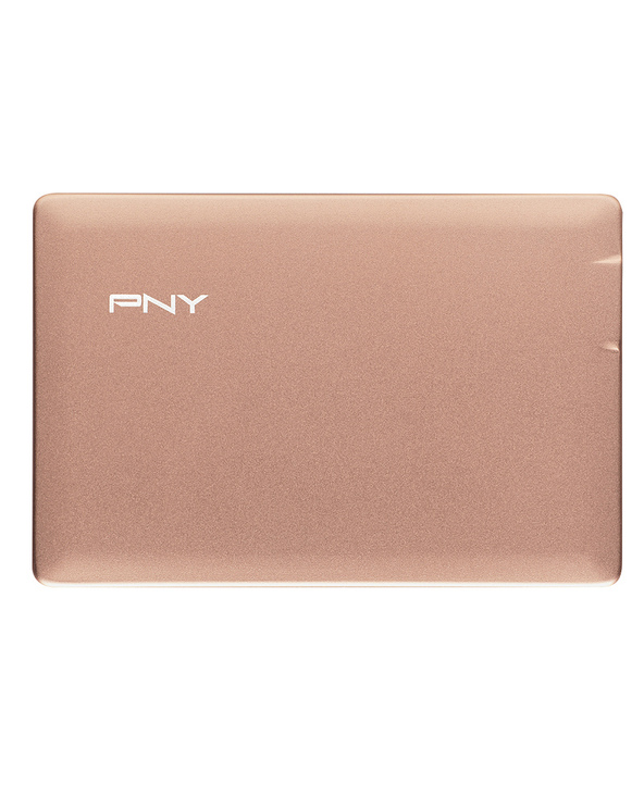 PNY PowerPack ALU 2500 banque d'alimentation électrique Lithium Polymère (LiPo) 2500 mAh Or rose