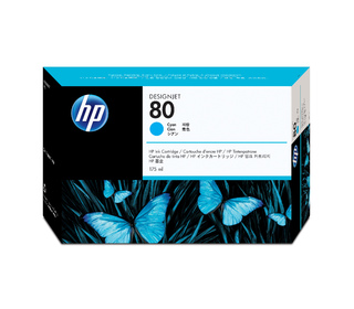 HP 80 175-ml Cyan DesignJet Ink Cartridge cartouche d'encre 1 pièce(s) Original