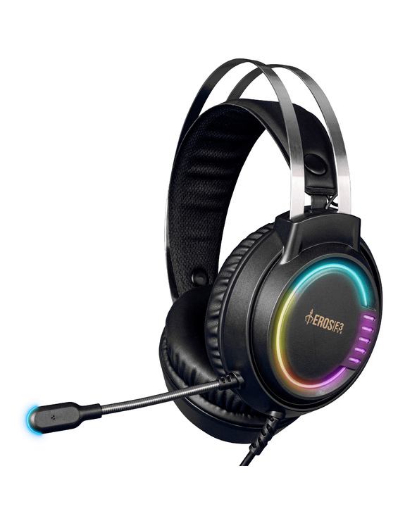 GAMDIAS EROS E3 écouteur/casque Avec fil Arceau Jouer Noir