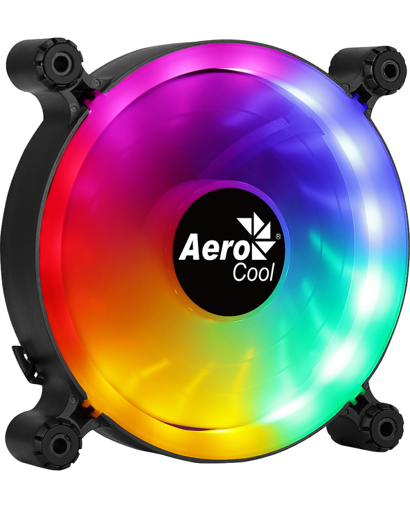 Aerocool Spectro 12 FRGB Boitier PC Ventilateur 12 cm Noir, Translucide 1 pièce(s)