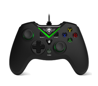 Spirit of Gamer PGX WIRED Noir USB Manette de jeu Numérique Xbox One, Xbox One S, Xbox One X