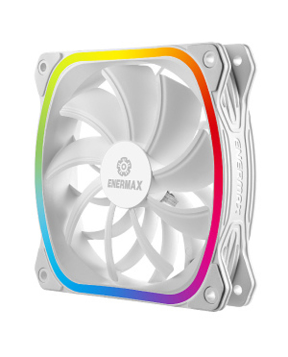 Enermax SquA RGB Boitier PC Ventilateur 12 cm Blanc