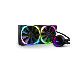 NZXT RL-KRX63-R1 système de refroidissement d’ordinateur Processeur All-in-one liquid cooler 14 cm Noir