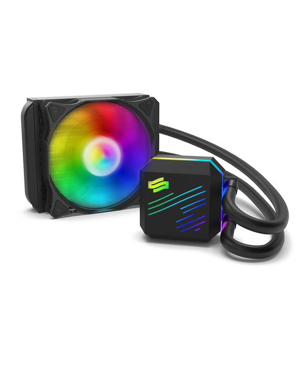 SilentiumPC Navis EVO ARGB 120 Processeur All-in-one liquid cooler 12 cm Noir