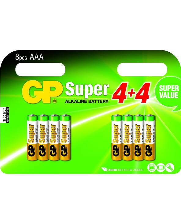 GP Batteries Super Alkaline AAA Batterie à usage unique Alcaline