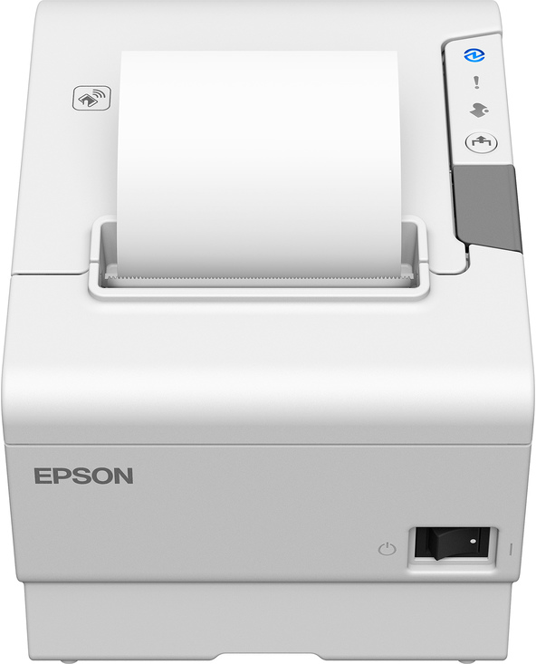 Epson TM-T88VI (102): Serial, USB, Ethernet, Buzzer, PS, White, EU