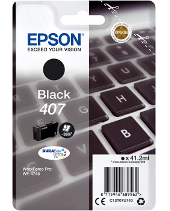 Epson WF-4745 cartouche d'encre 1 pièce(s) Compatible Rendement élevé (XL) Cyan