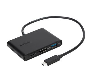 Targus USB-C to HDMI/USB-C/USB A 30cm Avec fil USB 3.2 Gen 1 (3.1 Gen 1) Type-C Noir