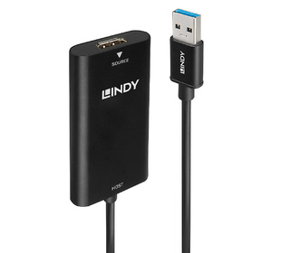 Lindy 43235 carte d'acquisition vidéo USB 3.2 Gen 1 (3.1 Gen 1)