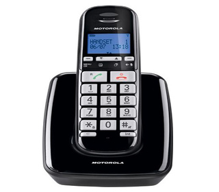 Motorola S3001 téléphone Téléphone DECT Identification de l'appelant Noir
