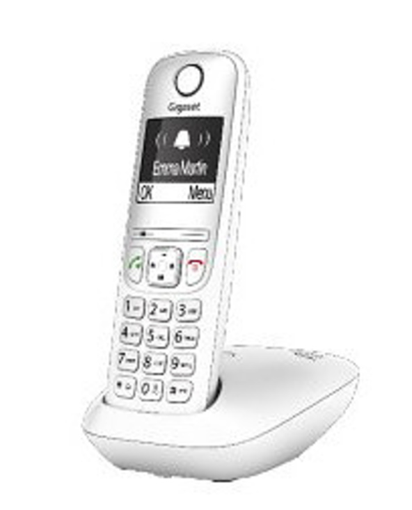 Gigaset AE690 Téléphone analog/dect Identification de l'appelant Blanc