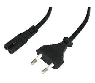 Lindy 30423 câble électrique Noir 5 m CEE7/16 Coupleur C7