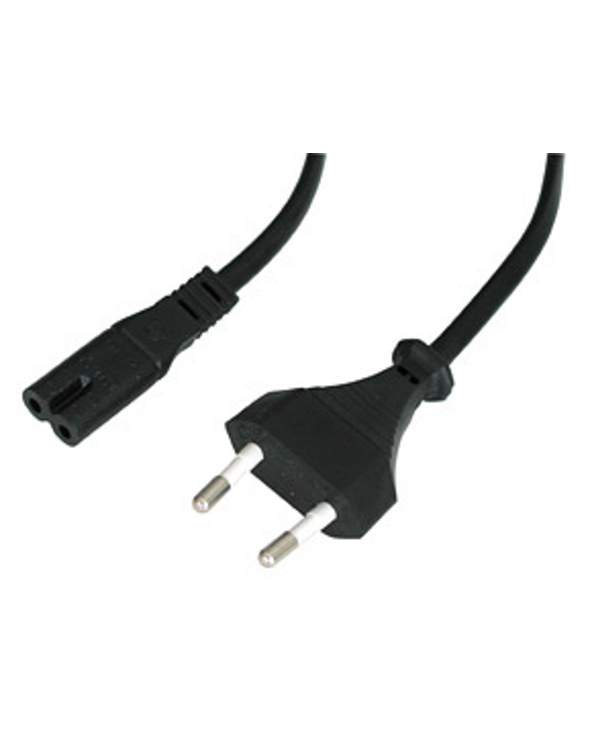 Lindy 30423 câble électrique Noir 5 m CEE7/16 Coupleur C7