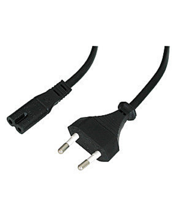 Lindy 30421 câble électrique Noir 2 m CEE7/16 Coupleur C7
