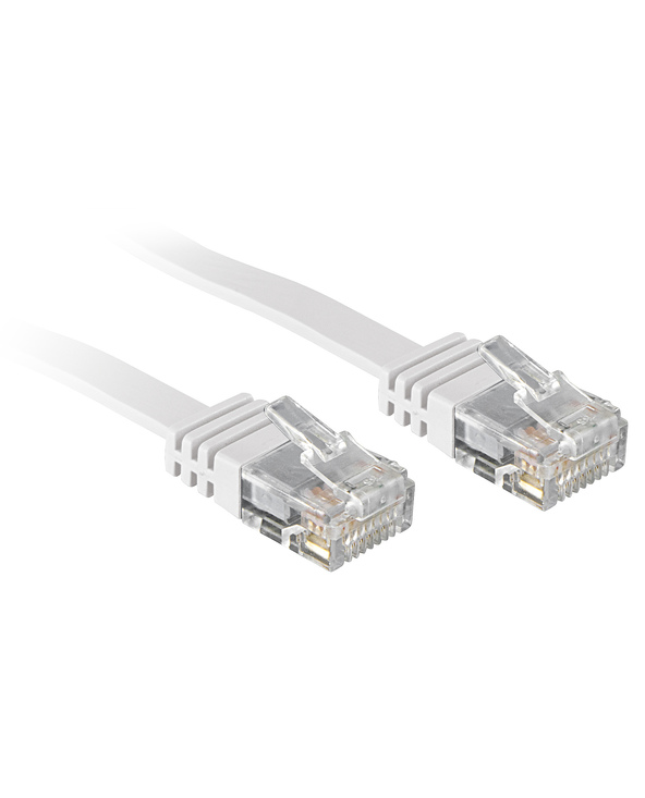 Lindy 2m Cat.6 câble de réseau Blanc Cat6