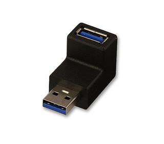 Lindy 71261 changeur de genre de câble USB 3.0 Noir
