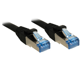 Lindy 3m Cat.6A S/FTP câble de réseau Noir Cat6a S/FTP (S-STP)