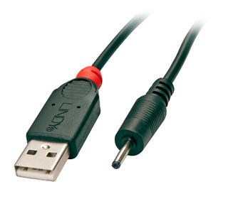 Lindy 70264 câble électrique Noir 1,5 m USB A
