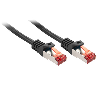 Lindy Cat.6 S/FTP 3m câble de réseau Noir Cat6 S/FTP (S-STP)