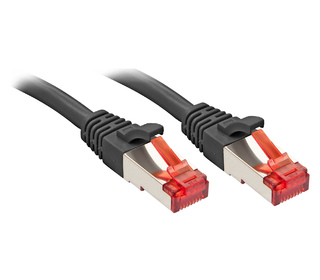 Lindy RJ-45 Cat6 S/FTP 0.5 m câble de réseau Noir 0,5 m S/FTP (S-STP)