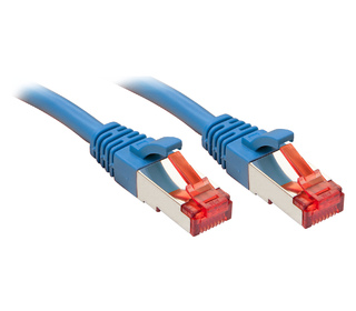Lindy RJ-45 Cat.6 S/FTP 0.5m câble de réseau Bleu 0,5 m Cat6 S/FTP (S-STP)