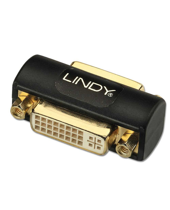 Lindy 41233 changeur de genre de câble DVI Noir