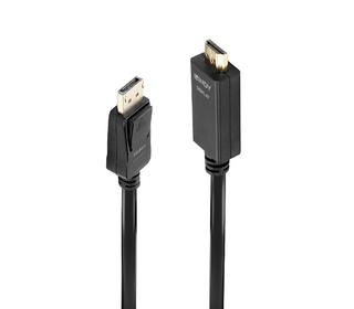 Lindy 36921 câble vidéo et adaptateur 1 m DisplayPort HDMI Type A (Standard) Noir