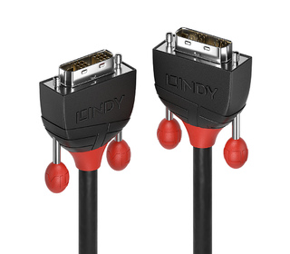 Lindy 36256 câble DVI 2 m DVI-D Noir