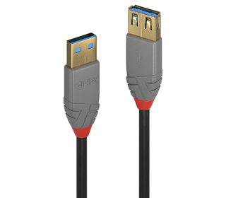 Lindy 36762 câble USB 2 m USB 3.2 Gen 1 (3.1 Gen 1) USB A Noir