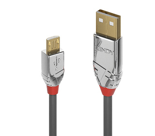 Lindy 36654 câble USB 5 m USB 2.0 USB A Micro-USB B Gris