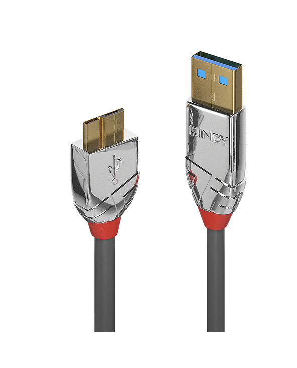 Lindy 36657 câble USB 1 m USB 3.2 Gen 1 (3.1 Gen 1) USB A Micro-USB B Gris