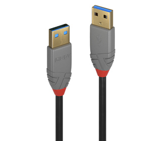 Lindy 36751 câble USB 1 m USB 3.2 Gen 1 (3.1 Gen 1) USB A Noir