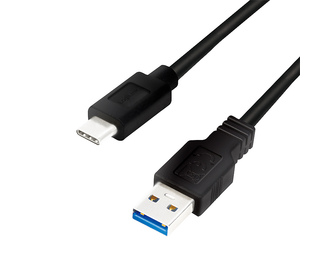 LogiLink CU0171 câble USB 3 m USB 3.2 Gen 2 (3.1 Gen 2) USB A USB C Noir