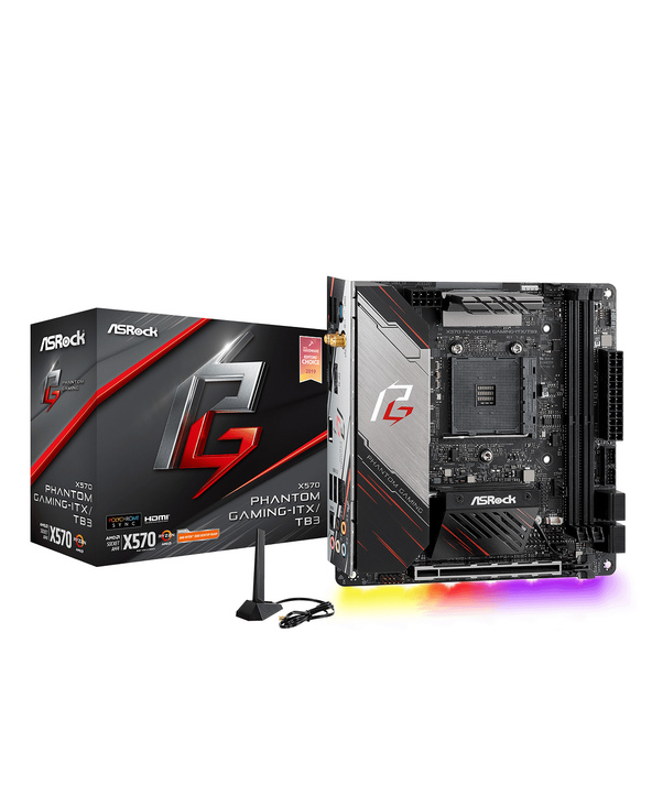 Asrock X570 Phantom Gaming-ITX/TB3 AMD X570 Emplacement AM4 mini ITX