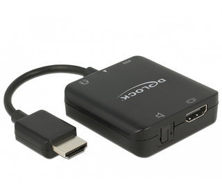 DeLOCK 63276 câble vidéo et adaptateur HDMI Type A (Standard) Noir