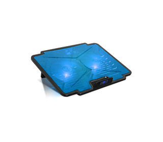 Spirit of Gamer Air Blade 100 système de refroidissement pour ordinateurs portables 39,6 cm (15.6") 1000 tr/min Noir, Bleu