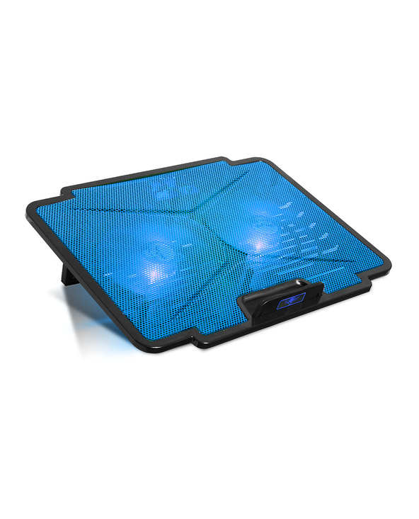 Spirit of Gamer Air Blade 100 système de refroidissement pour ordinateurs portables 39,6 cm (15.6") 1000 tr/min Noir, Bleu