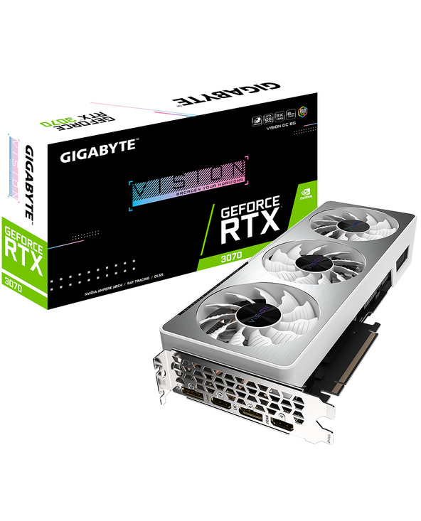 Gigabyte GeForce RTX 3070 VISION OC 8G (rev. 2.0) NVIDIA 8 Go GDDR6 LHR