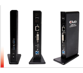 CLUB3D USB Gen1 Type A Dual Display Docking Station